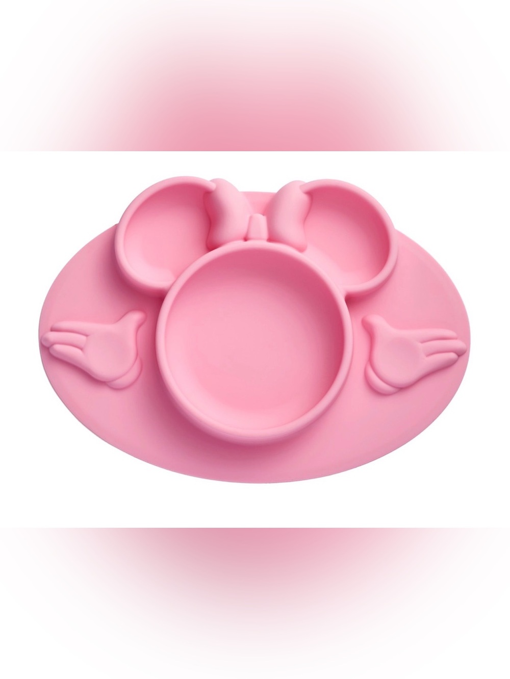Disney x The First Years Minnie Mouse Pink Silicone Plate & Placemat In One